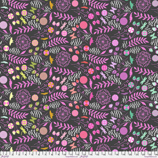 Pre-Order Frog Prince Dandelion in LIcorice Minky Sold by The Yard
